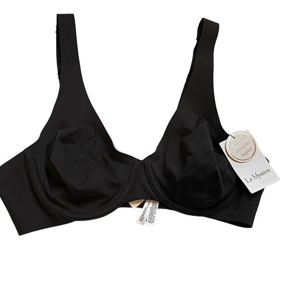 Le Mystere Smooth Shape Underwire Free Bra Black Women's Size 32B NWT - Picture 3 of 10